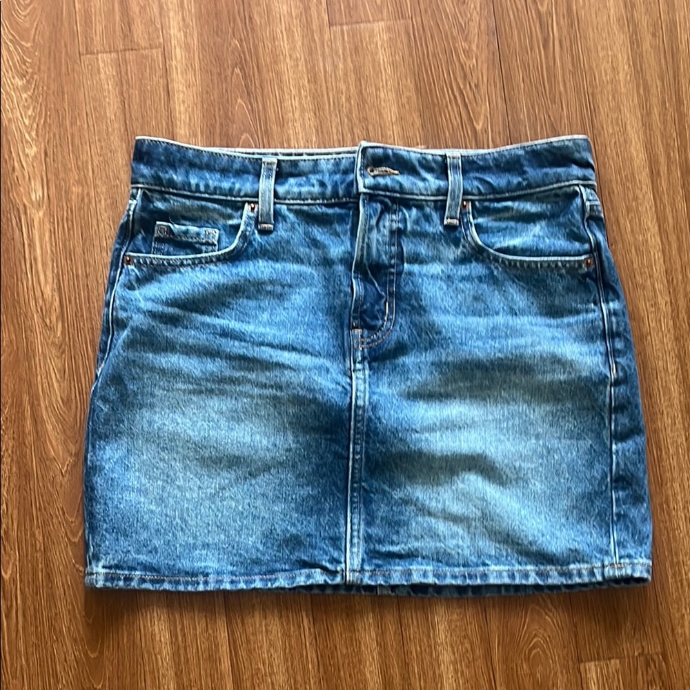 Old Navy Blue Mini Pencil Skirt Casual